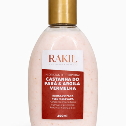 Hidratante Corporal Argila Vermelha e Castanha do Pará 300ml
