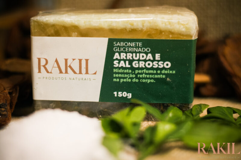 Sabonete Glicerinado Arruda e Sal Grosso 150g - Imagem 2