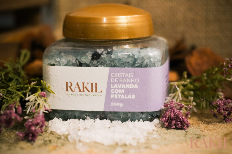 Cristais de Banho Lavanda com Pétalas 350g - Imagem 2