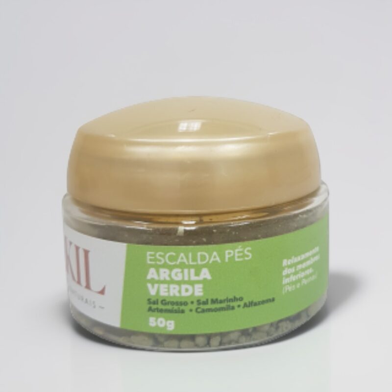 Escalda Pés Argila verde 50g