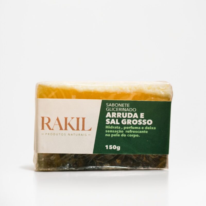 Sabonete Glicerinado Arruda e Sal Grosso 150g