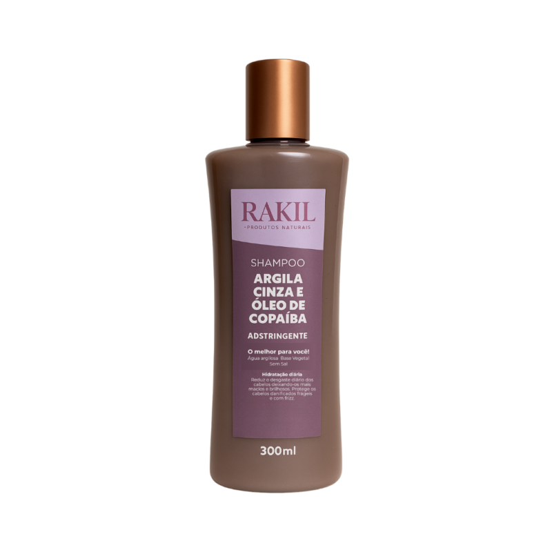 Shampoo Argila Cinza e Óleo de Copaíba 300ml