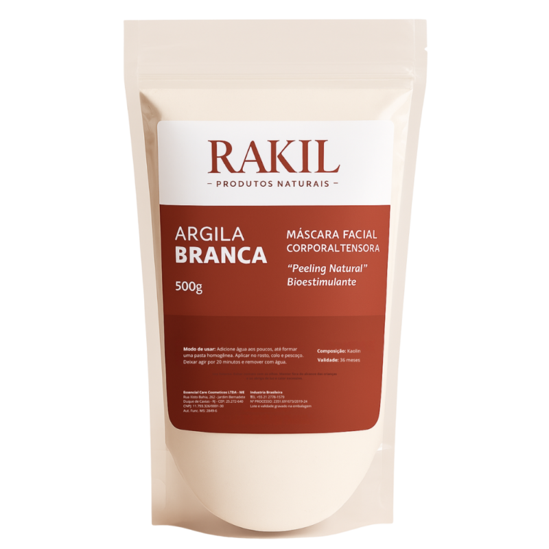 Argila Branca ZIP LOCK 500g