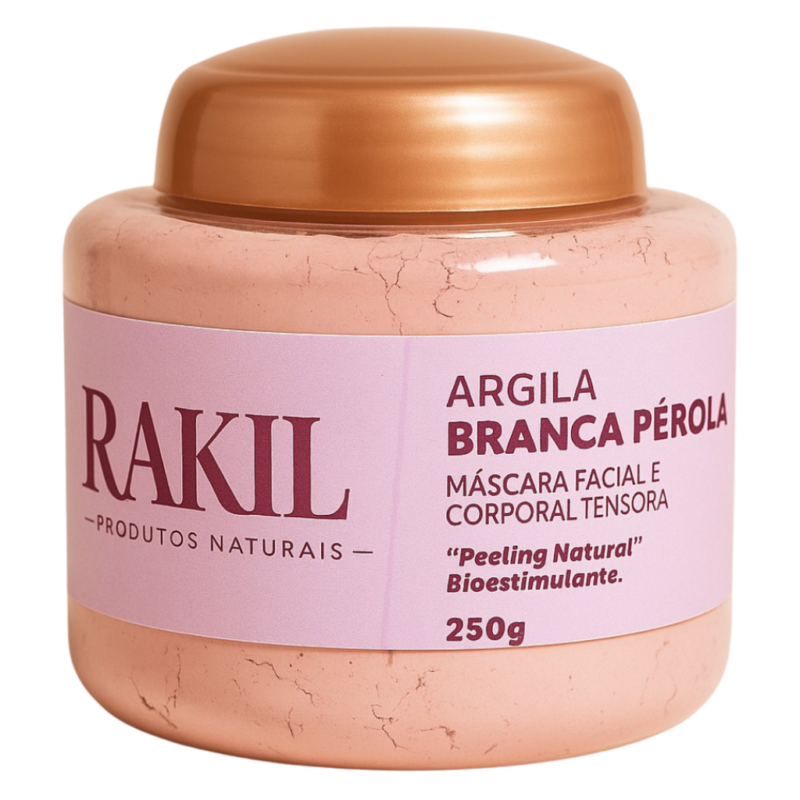 Argila Branca Pérola POTE 250g