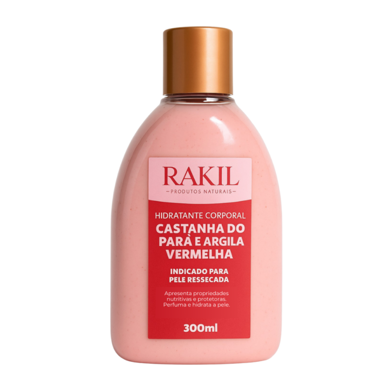 Hidratante Corporal Argila Vermelha e Castanha do Pará 300ml