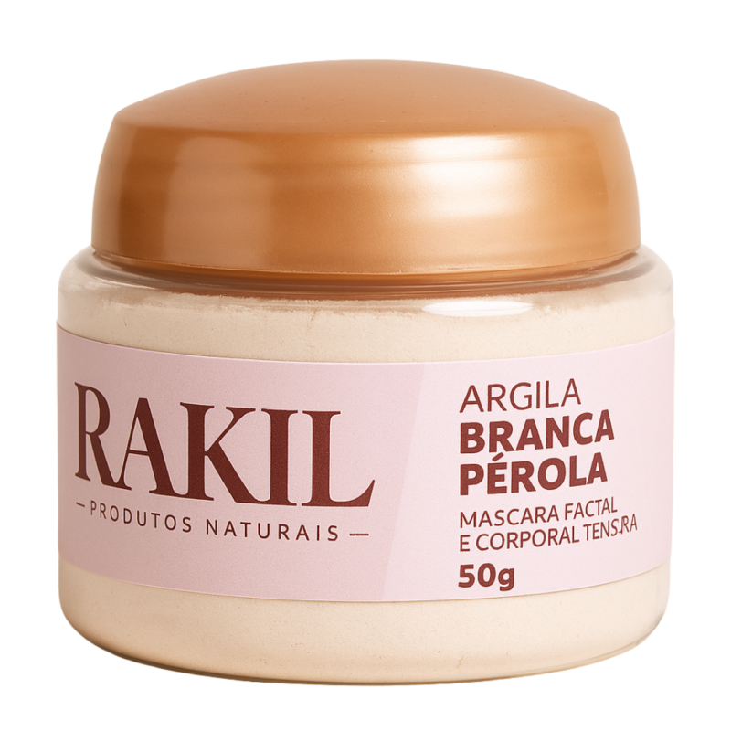 Argila Branca Pérola POTE 50g