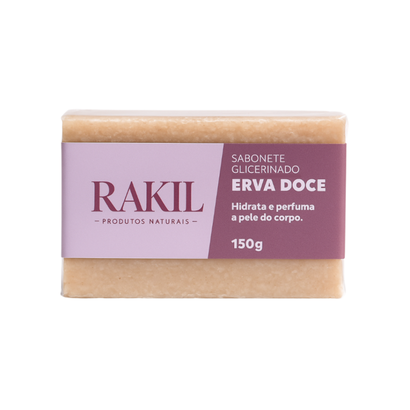 Sabonete Glicerinado Erva Doce 150g