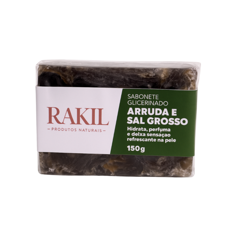Sabonete Glicerinado Arruda e Sal Grosso 150g